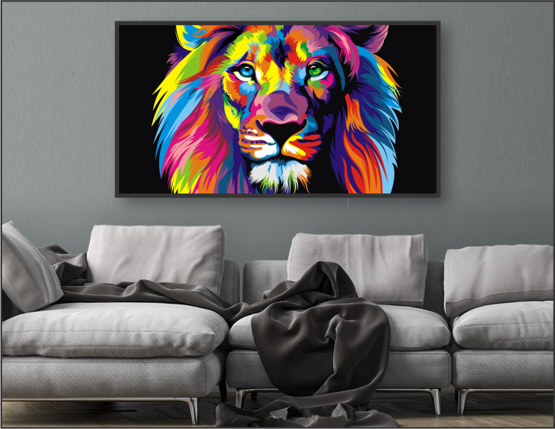 QUADRO LEÃO COLORIDO CODIGO 053.png